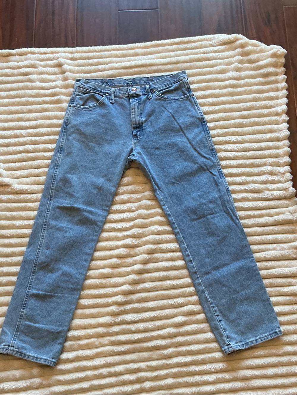 Wrangler Light Blue Straight Leg Jeans